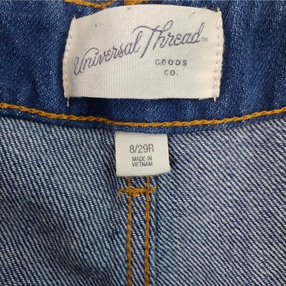 NWT Universal Thread Relaxed Straight Non-Stretch Jeans Size 8 - Picture 2 of 7